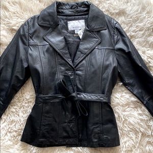 Wilson’s Leather Belted Jacket 🧥 thinsulate liner